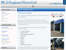 Tablet Screenshot of kinghammotors.com